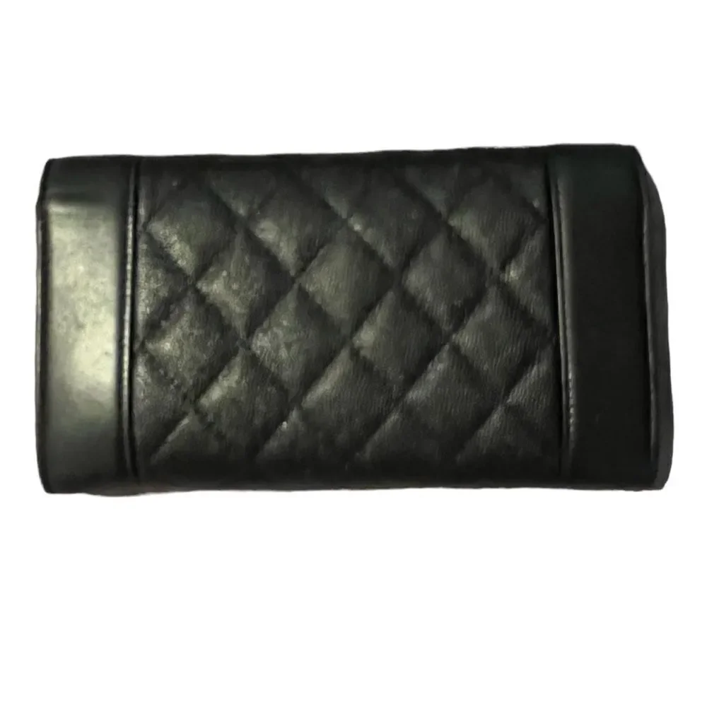 Chanel gusset flap wallet